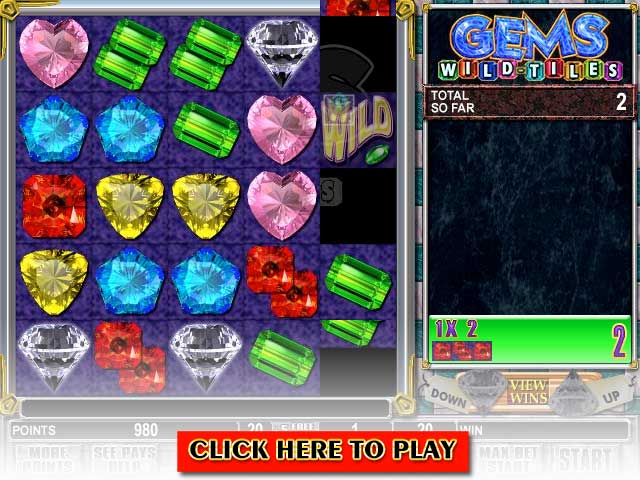 Click to Play Gems Wild-Tiles